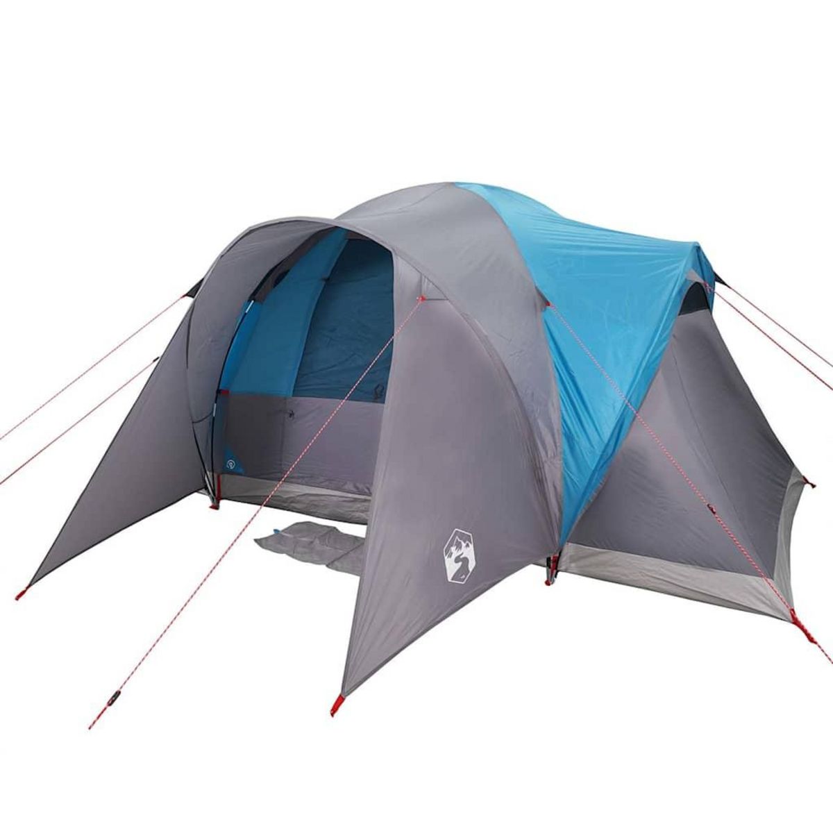 VIDAXL Tente familiale a dome 6 personnes bleu impermeable