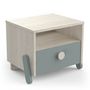 Voir la diapositive 5 : Ensemble chambre complète enfant lit 90x190cm + armoire + chevet + commode NOLAN