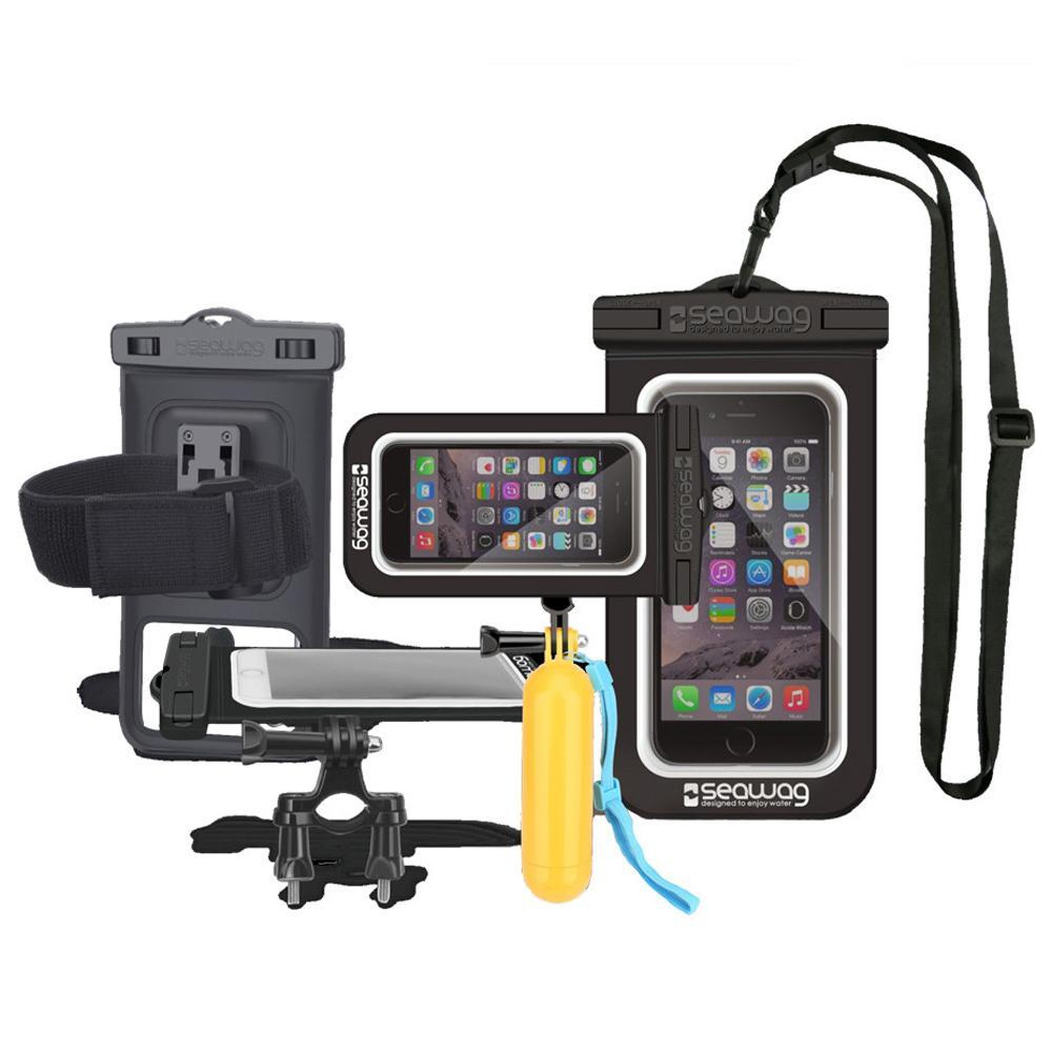 SEAWAG Pack pochette étanche smartphone noir Seawag – SEAWAG BUNDLE. Coloris disponibles : Noir