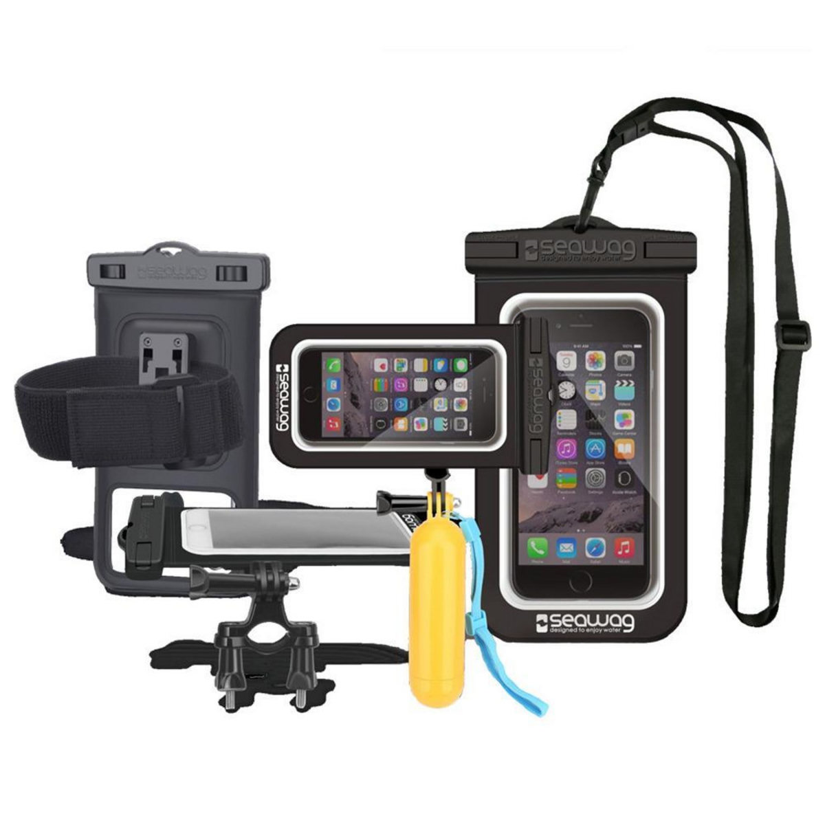 Aqua Shield Lot de 2 Pochette Etanche Smartphone Universelle Certifiée