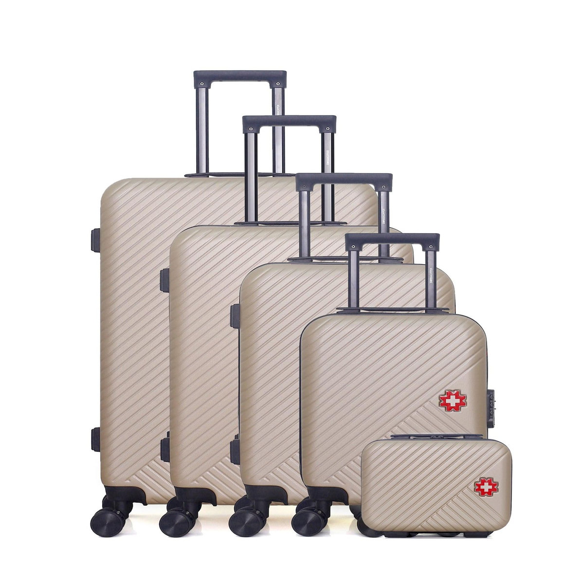 SWISS KOPPER SWISS KOPPER - Set de 5 Valises SPIEZ-U 75 cm 4 Roues