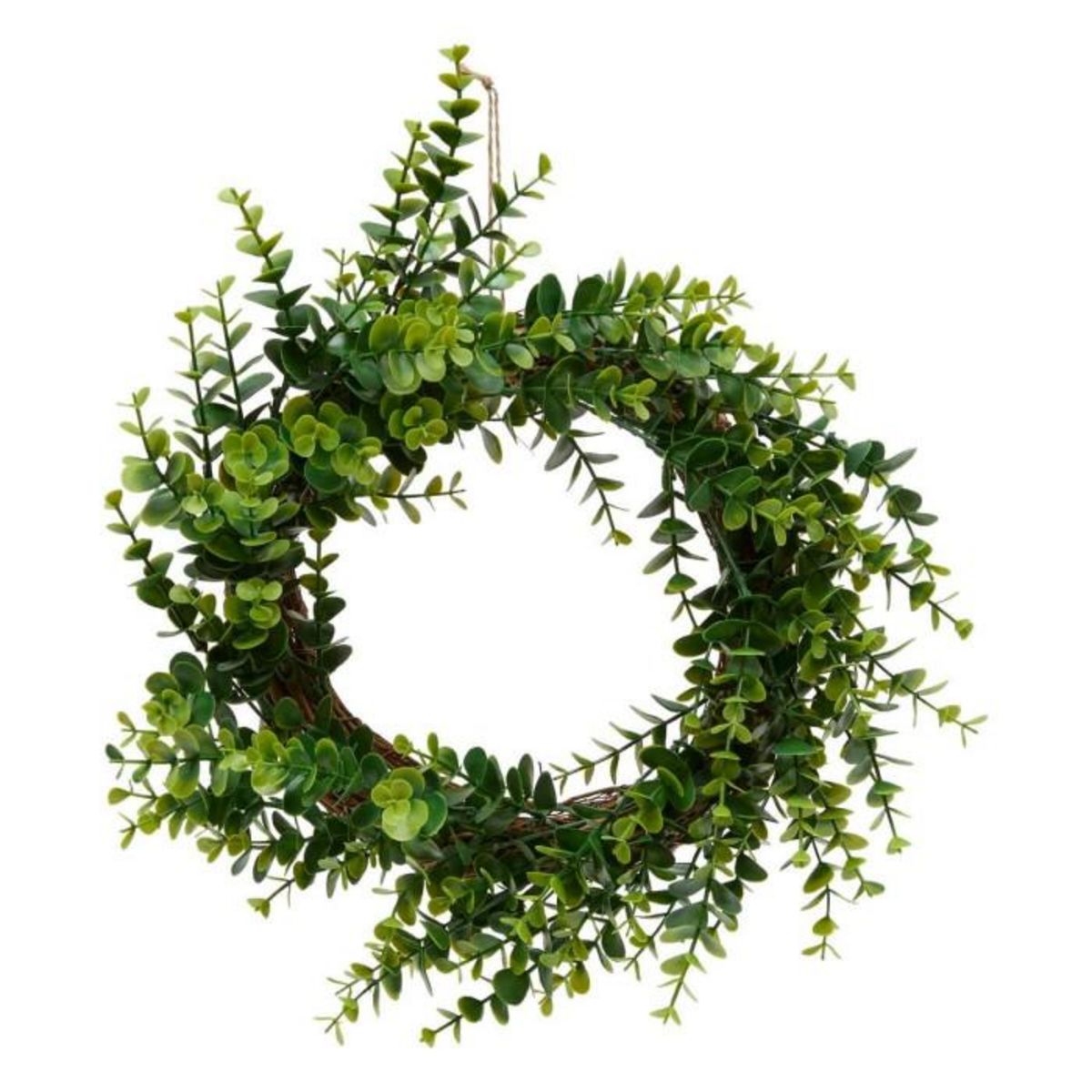 ATMOSPHERA Couronne d'Eucalyptus Artificiel  Walker  41cm Vert