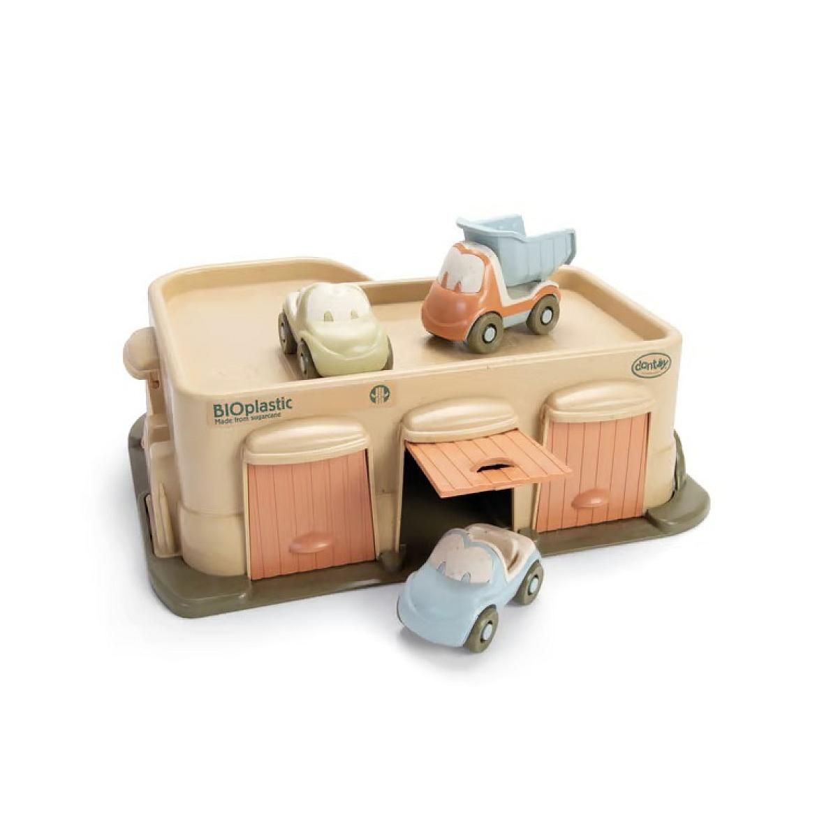 DANTOY Garage avec 3 voitures BIO