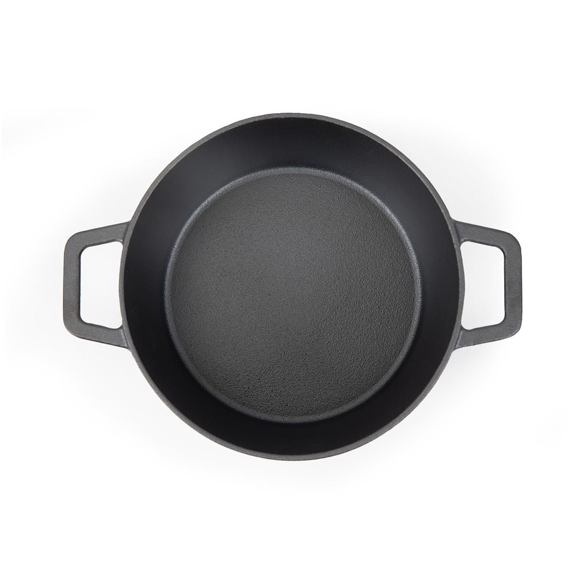 LIVOO Cocotte ronde 24cm 4l noir - mep139
