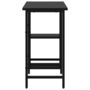 Voir la diapositive 4 : VIDAXL Bureau d'ordinateur Noir 80x40x72 cm MDF et metal