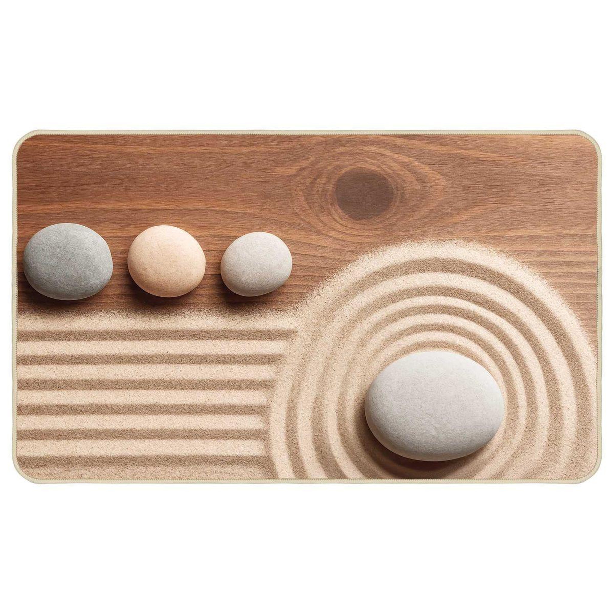 Douceur d'Intérieur Tapis imprimé  zenia  45x75cm naturel