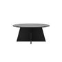 Voir la diapositive 2 : Paris Prix Table Basse Design  ﻿Bootcut  100cm Noir