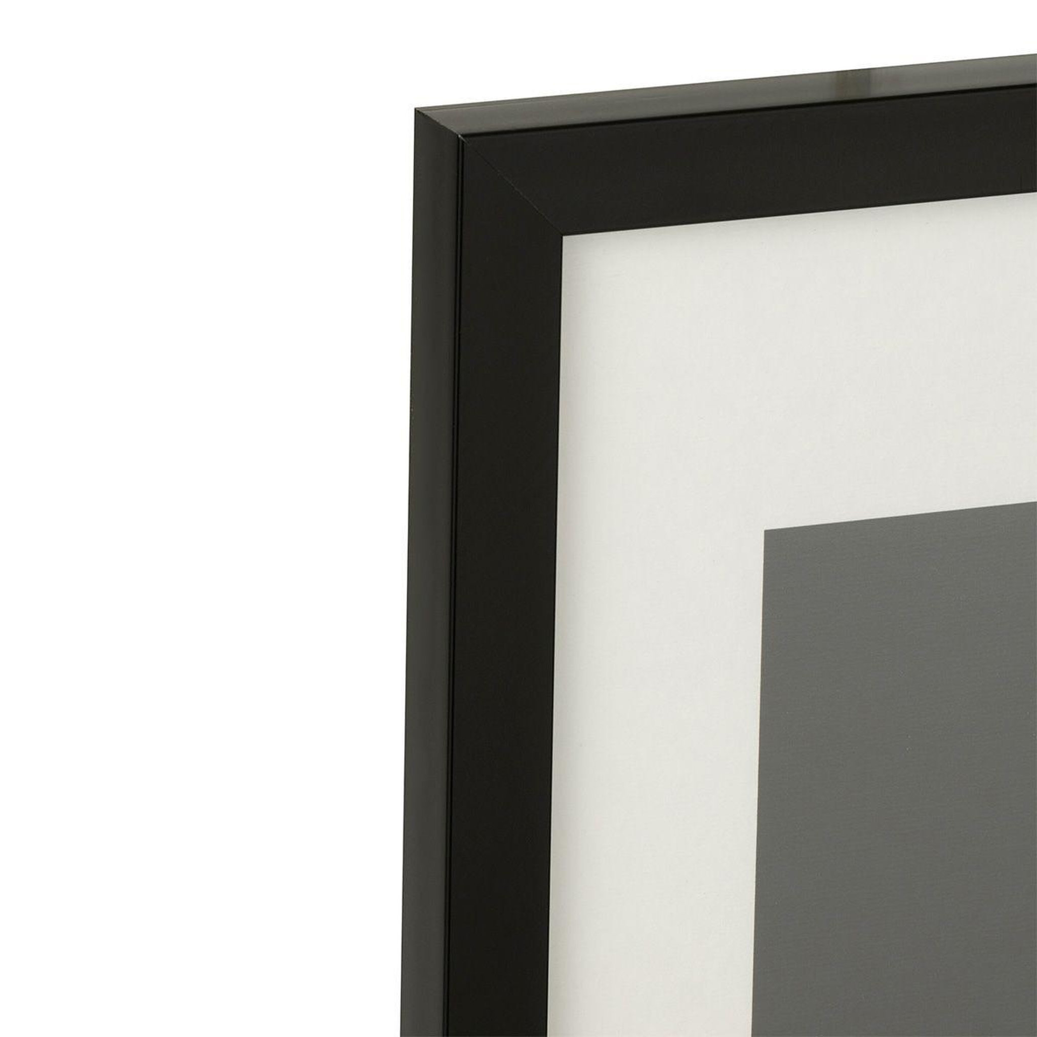 Voir la diapositive 2 : J-LINE Affiche murale déco  planète lune  40x60cm noir