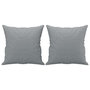 Voir la diapositive 5 : VIDAXL Canape 3 places avec oreillers gris clair 180 cm tissu