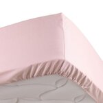 Paris Prix Drap Housse  Percaline  140x190cm Rose
