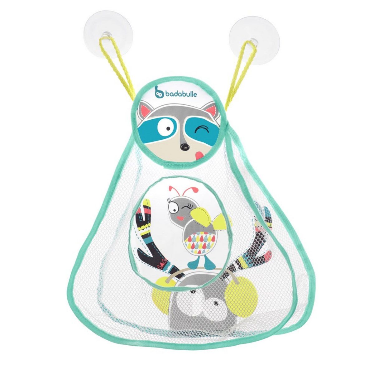 BADABULLE Filet de bain pour jouets bébé thème montagne