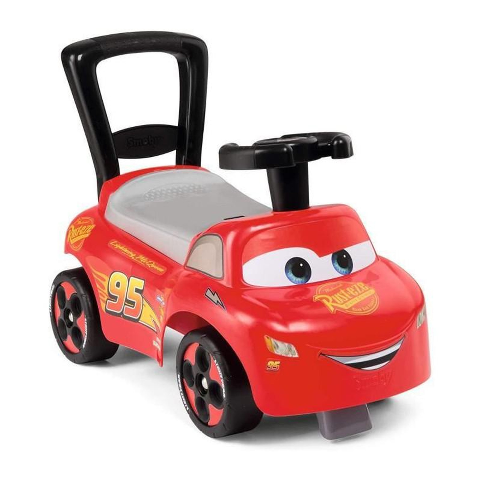 Voir la diapositive 1 : SMOBY Smoby - Cars - Porteur Auto - Fonction Trotteur - Volant Directionnel - Pour Enfant Des 10 Mois - Coffre a Jouets - 720534