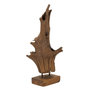 Voir la diapositive 2 : Paris Prix Objet Déco Tronc d'Arbre en Teck  Akars  64cm Naturel