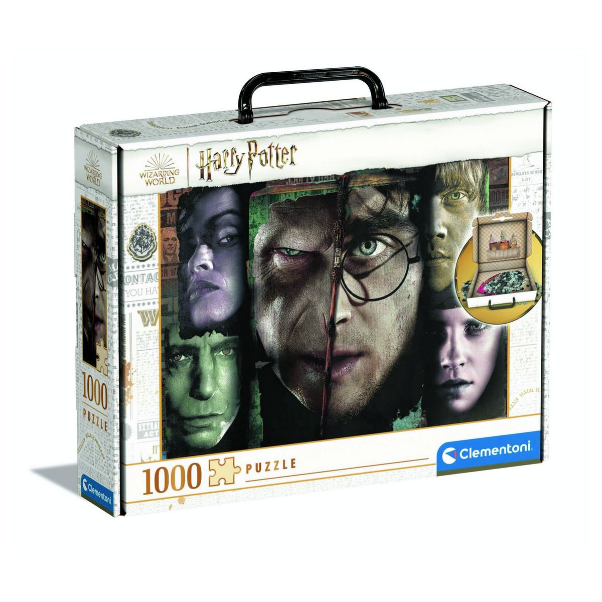 CLEMENTONI Puzzle 1000 pièces Valisette Harry Potter