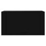 Voir la diapositive 5 : VIDAXL Armoire a chaussures murale Noir 70x35x38 cm Bois d'ingenierie