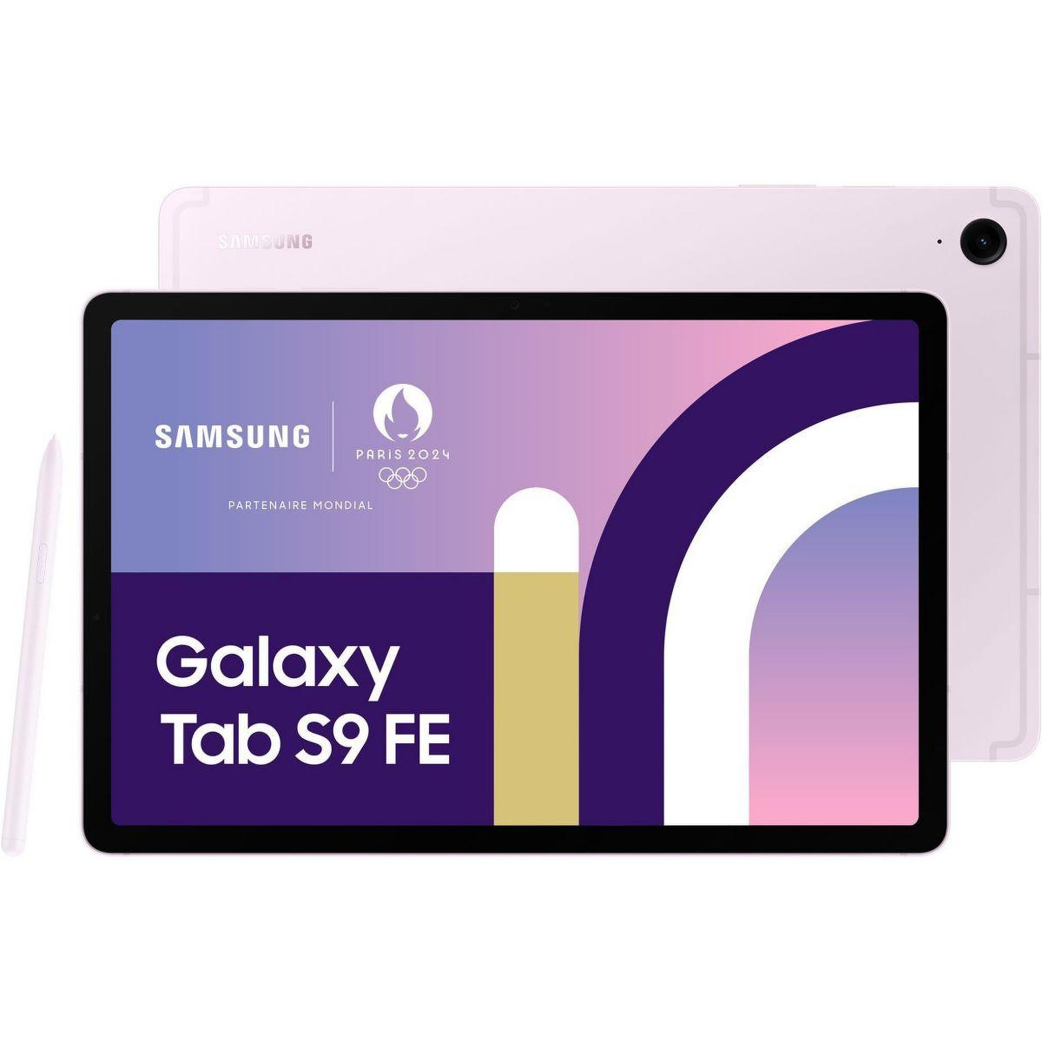Voir la diapositive 2 : Samsung Tablette Android Galaxy Tab S9FE 10.9 128Go Rose