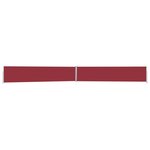 VIDAXL Auvent lateral retractable de patio 170x1200 cm Rouge