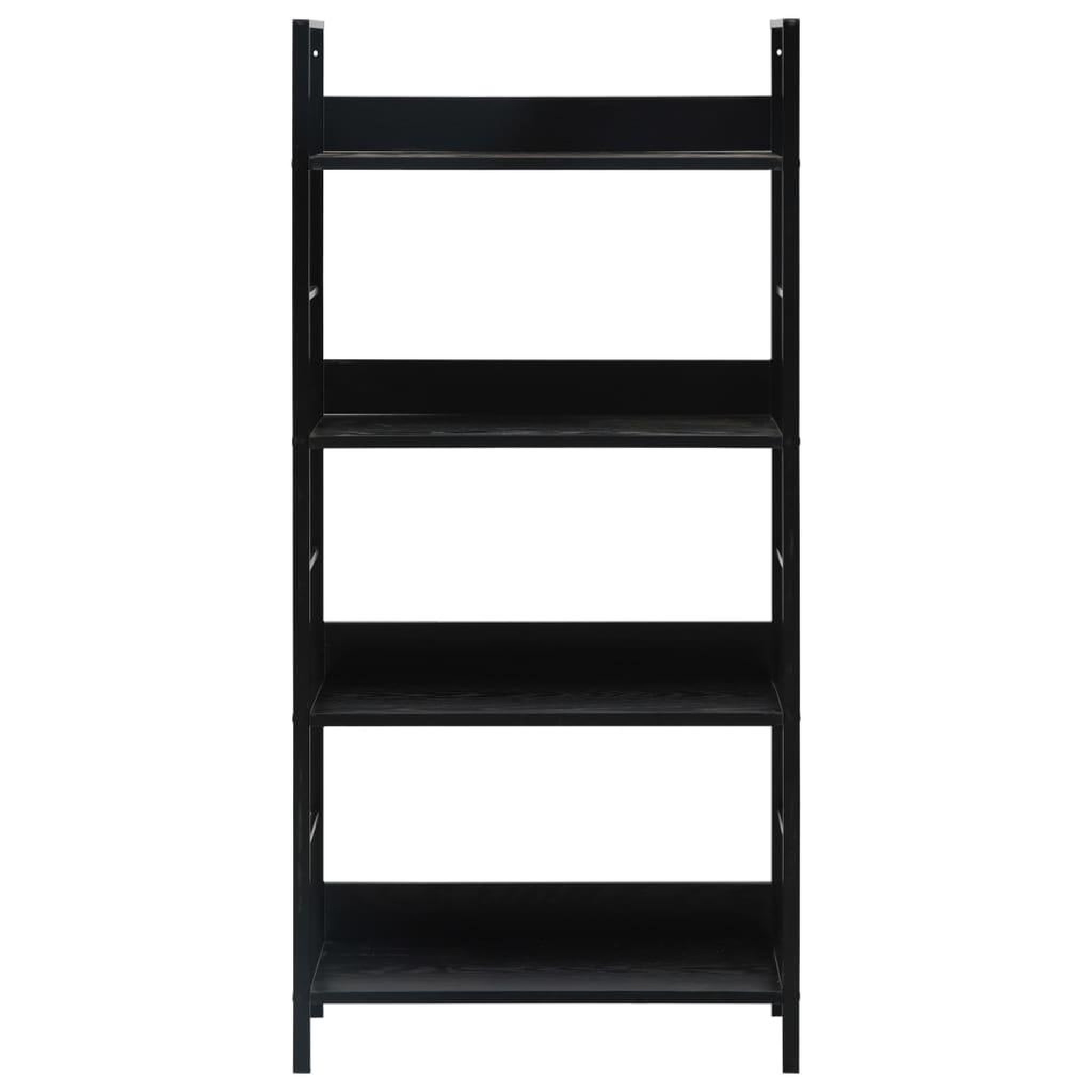 Voir la diapositive 3 : VIDAXL Bibliotheque a 4 niveaux noir 60x27,6x124,5cm bois d'ingenierie