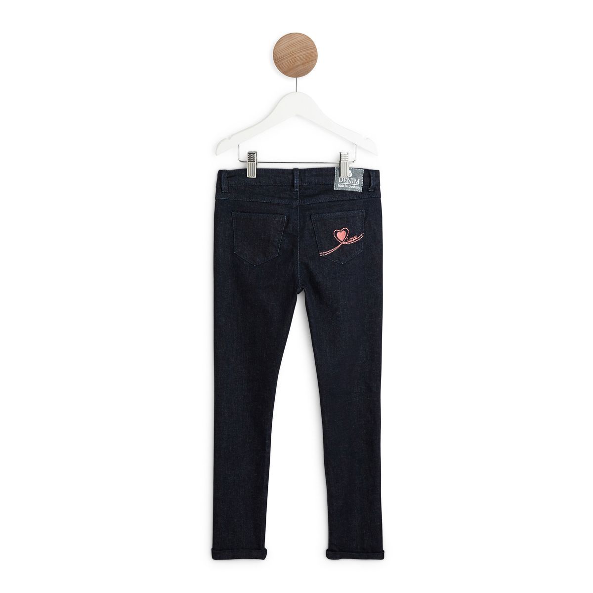 IN EXTENSO Jean droit fille