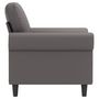 Voir la diapositive 4 : VIDAXL Fauteuil Gris 60 cm Similicuir