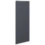 Voir la diapositive 4 : VIDAXL Jardiniere anthracite triangulaire 30x26x75 cm acier