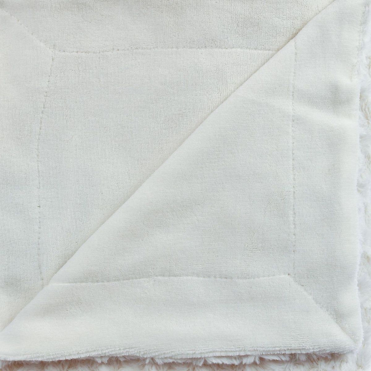 ATMOSPHERA Plaid en imitiation fourrure à boucles en polyester