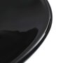 VIDAXL Lavabo 58,5 x 39 x 14 cm Ceramique Noir