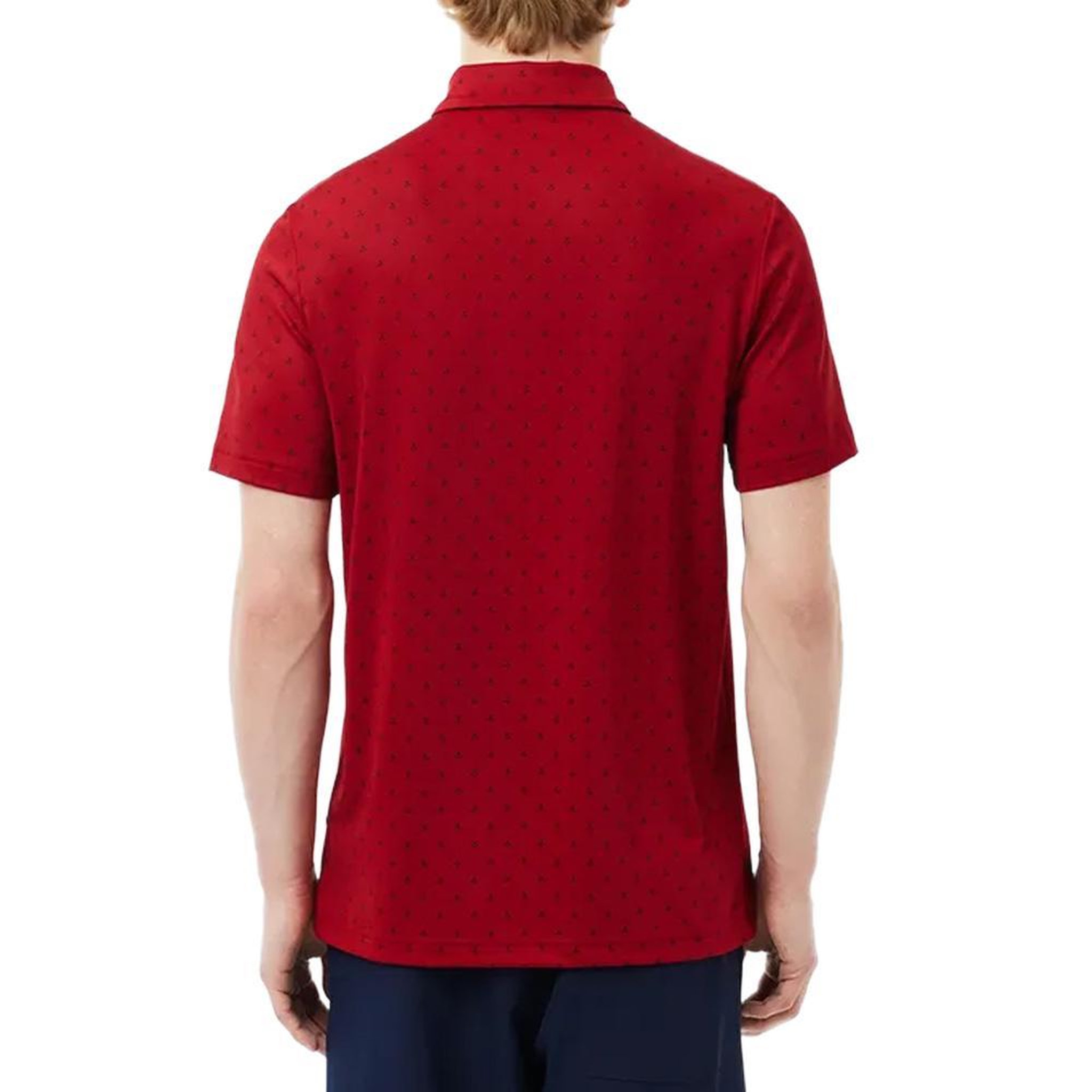 Voir la diapositive 3 : Lacoste Polo de golf rouge homme lacoste regular fit protection uv