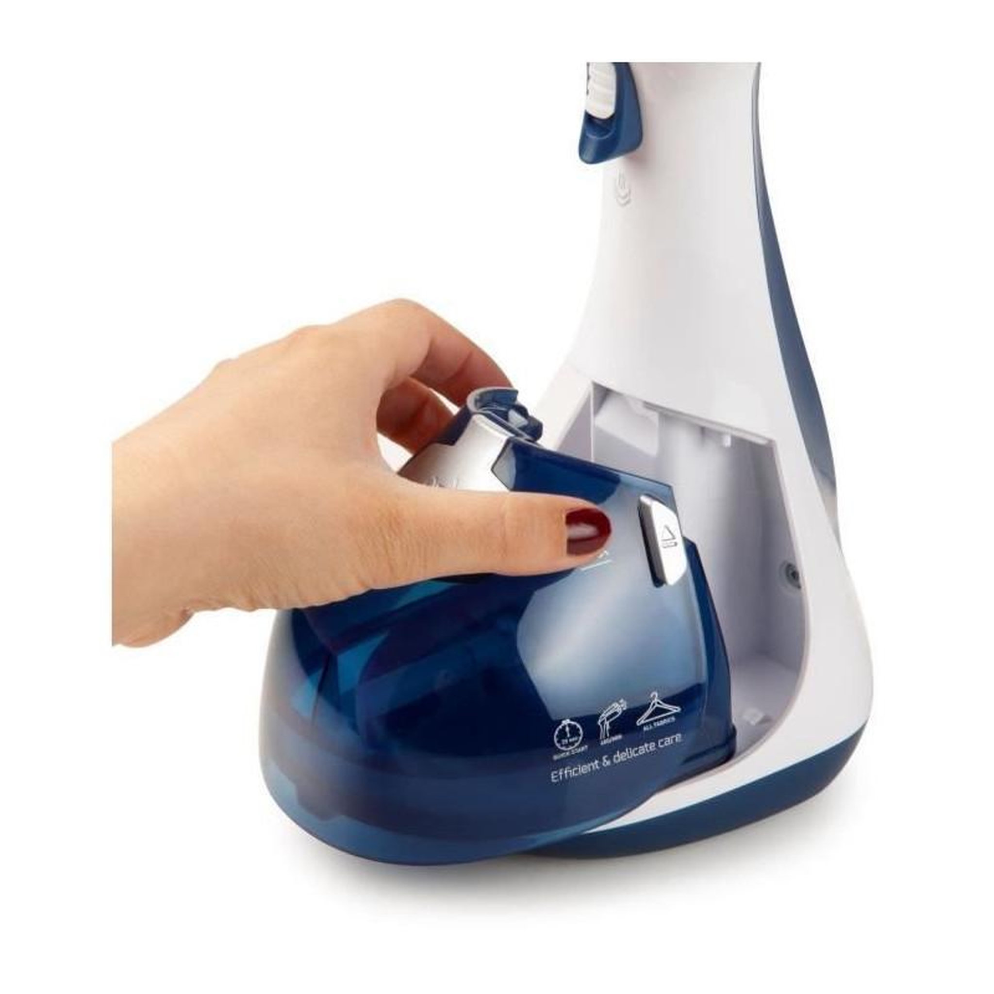 Voir la diapositive 5 : Domo Defroisseur vapeur DOMO DO7057S 3 positions - Vapeur continu 40g/min - Fonction Quick Start 25sec - Reservoir deau 220ml