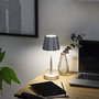 Voir la diapositive 4 : Paris Prix Lampe à Poser Tactile à LED  Alana  26cm Argent