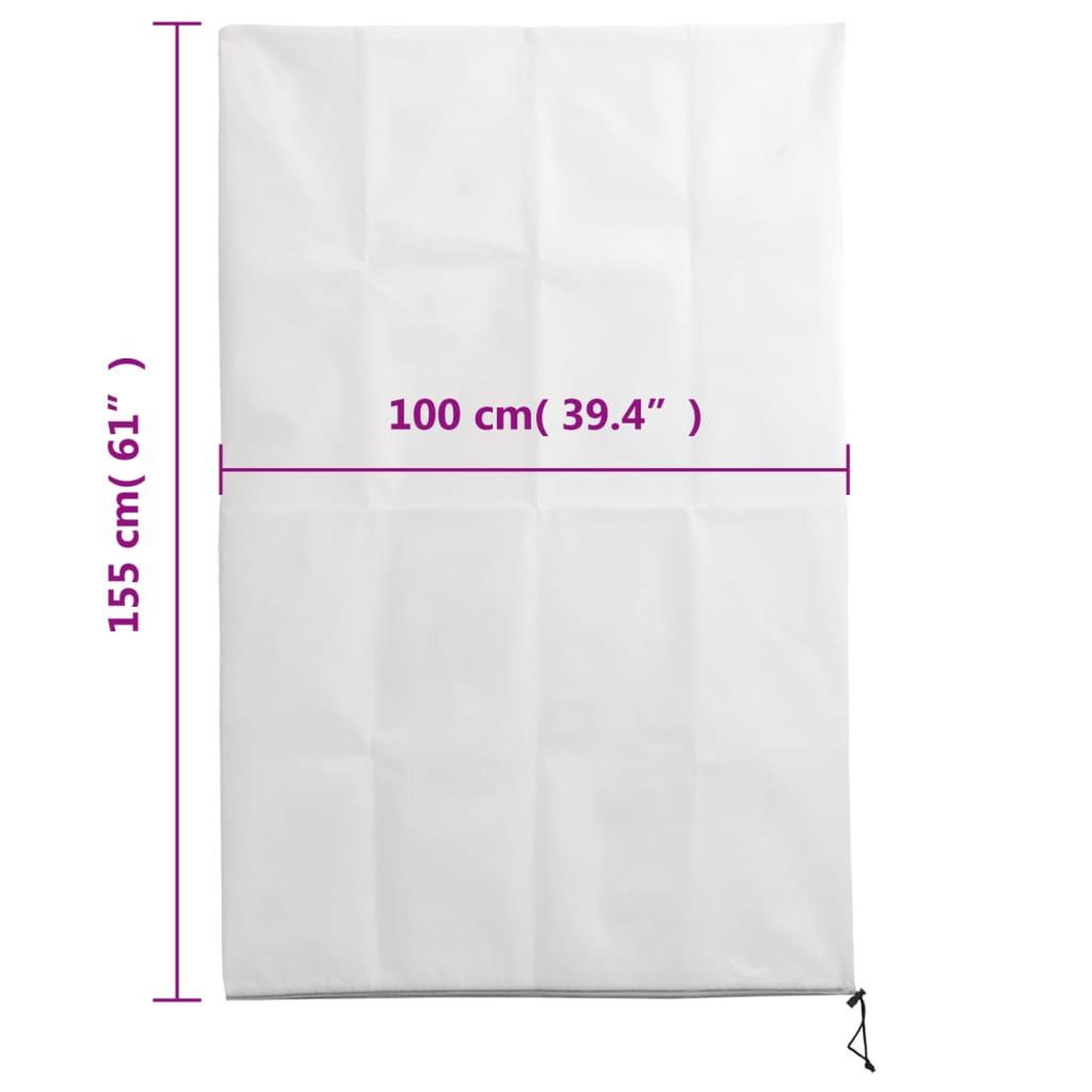 Voir la diapositive 6 : VIDAXL Housses de protection pour plantes avec fermeture eclair 4 pcs