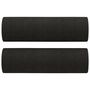 Voir la diapositive 5 : VIDAXL Ensemble de canapes 2 pcs avec coussins noir tissu