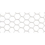 Nortene Grillage métalique 0,5 x 25 m - maille 25 x 0,8 mm - structure hexagonale - triple torsion