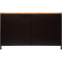 Voir la diapositive 4 : ATMOSPHERA Buffet 2 Portes & 2 Niveaux  Cierna  140cm Noir