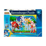 Voir la diapositive 1 : RAVENSBURGER Ravensburger-Puzzle 100 pieces XXl - Knuckles, Sonic, Tails et Amy / Sonic-4005555011347-A partir de 6 ans