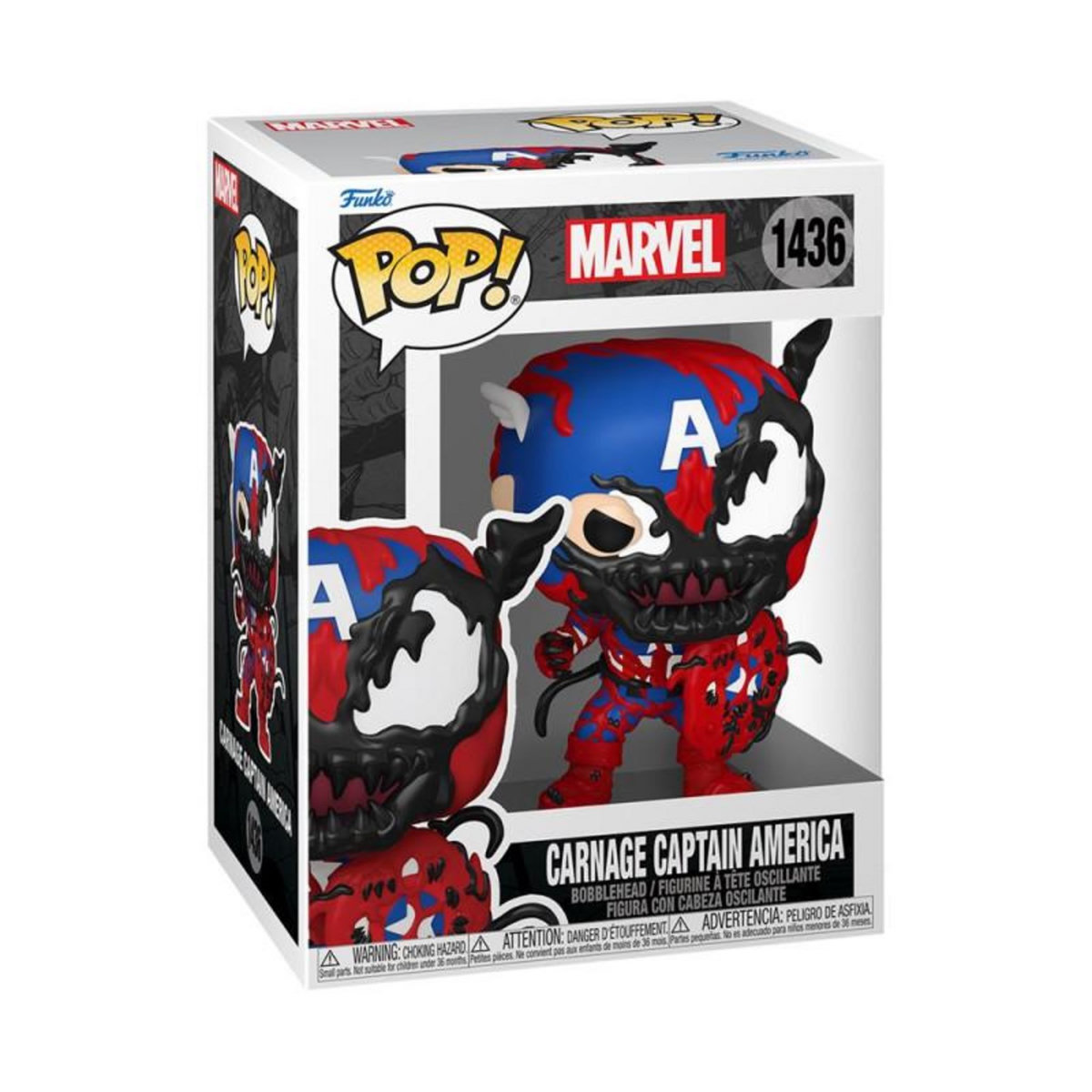 Funko Figurine Funko Pop Marvel Carnageized Captain America