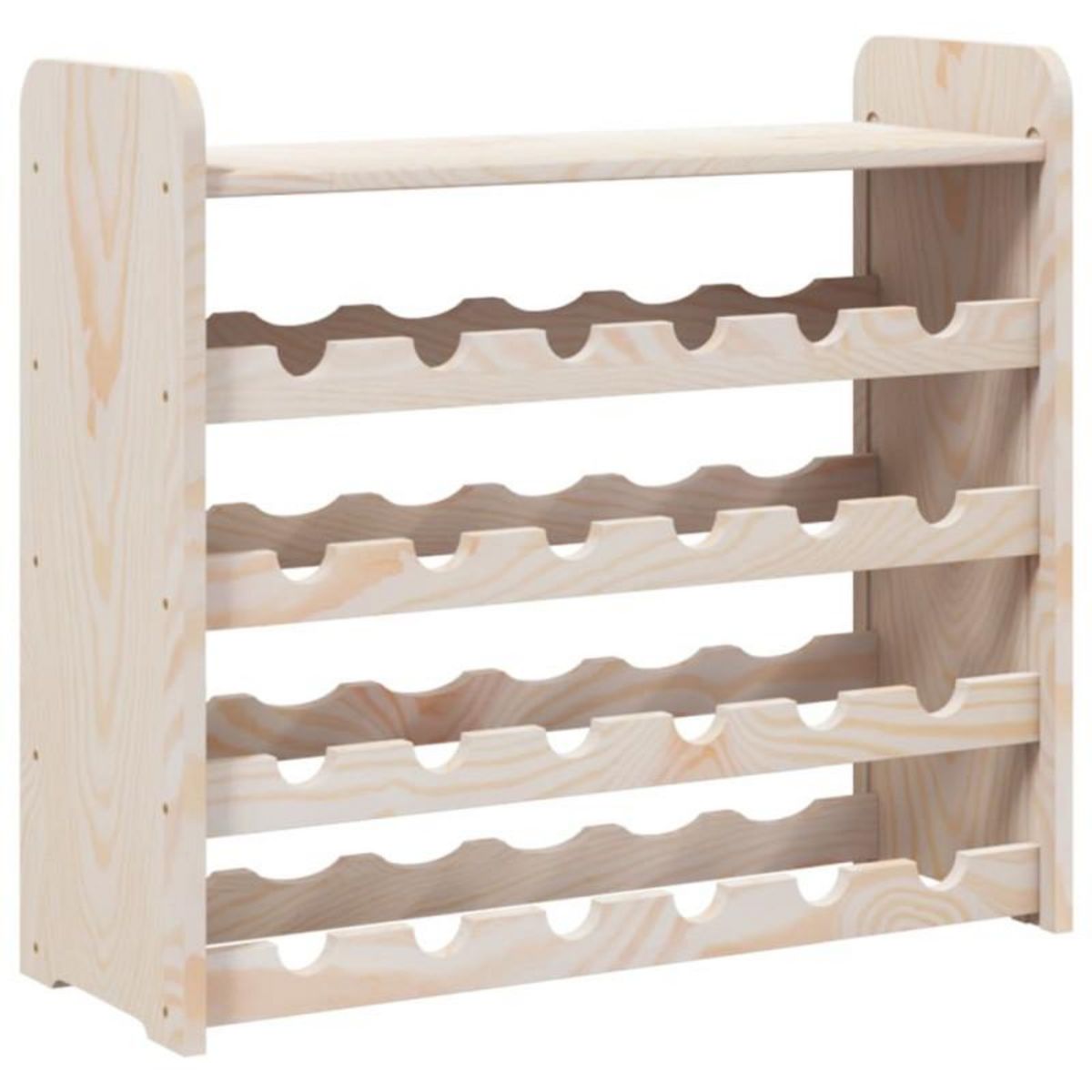 VIDAXL Casier à vin et panneau supérieur 67,5x25x60 cm bois pin massif