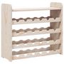 Voir la diapositive 2 : VIDAXL Casier à vin et panneau supérieur 67,5x25x60 cm bois pin massif