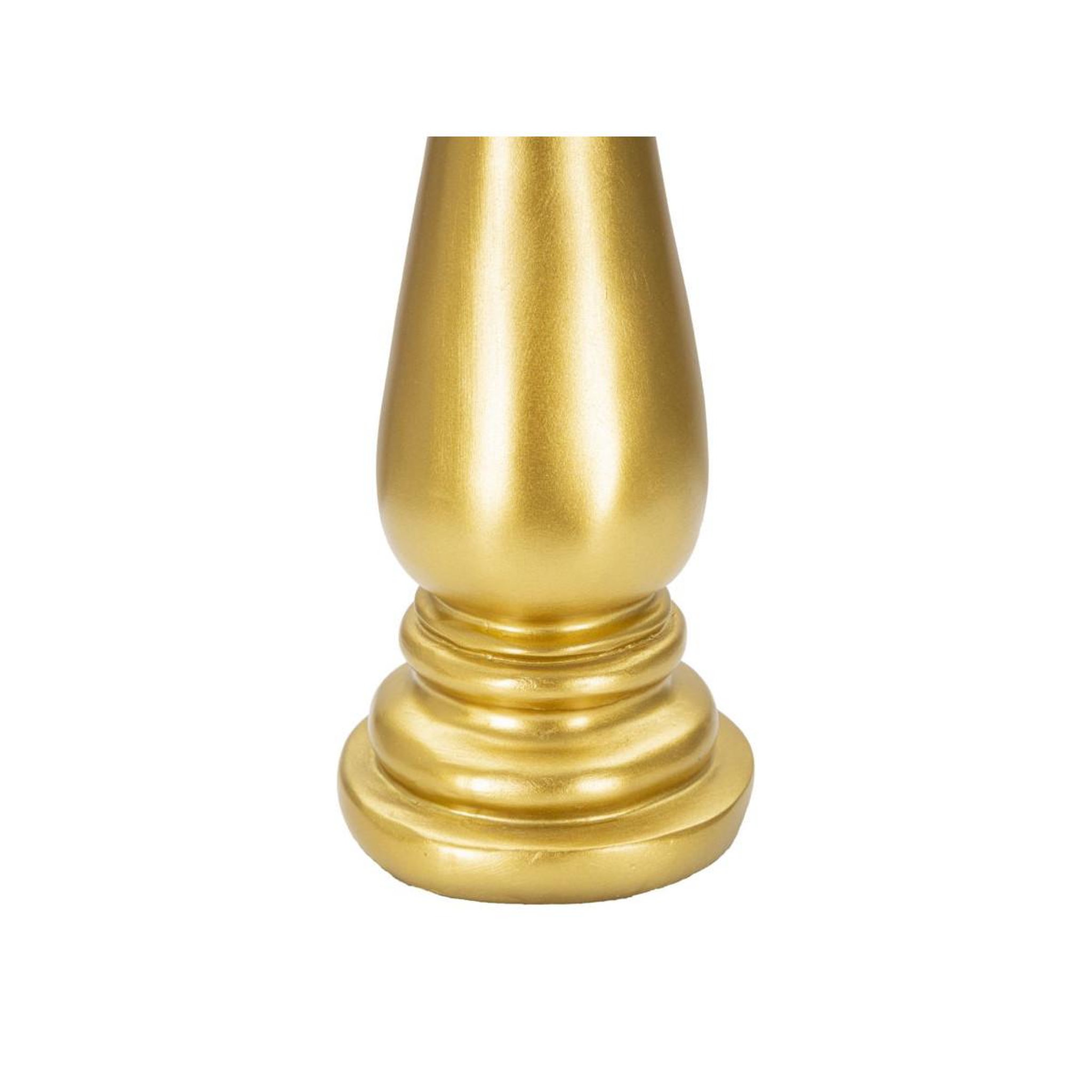 Voir la diapositive 4 : Paris Prix Pièce d'échec déco en résine  fou  38cm or