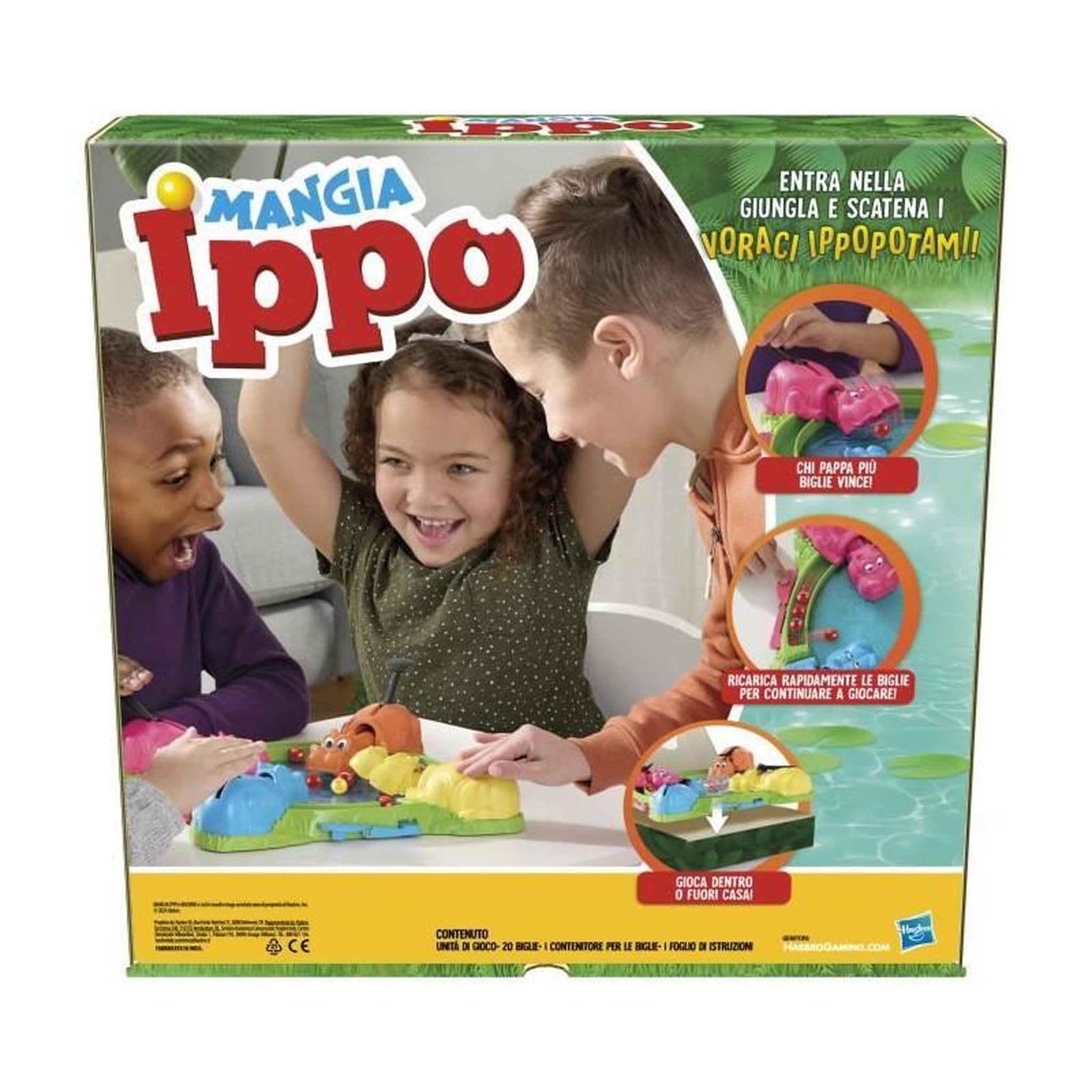 Voir la diapositive 4 : HASBRO Hippos gloutons, jeu de plateau