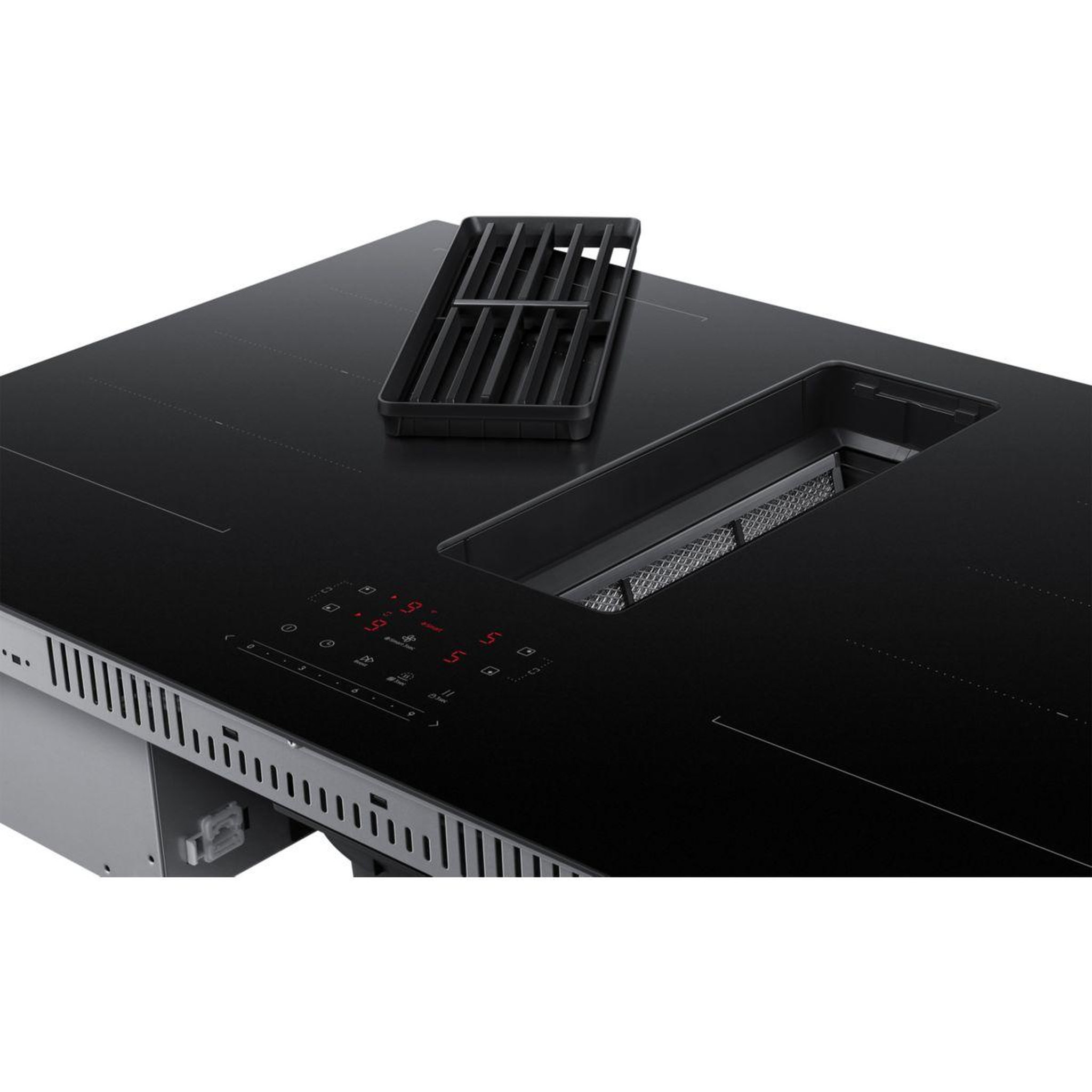Voir la diapositive 4 : Samsung Plaque induction cc90h84jadur-anti-rayures matttouch-2 flex zone-ventilation smart