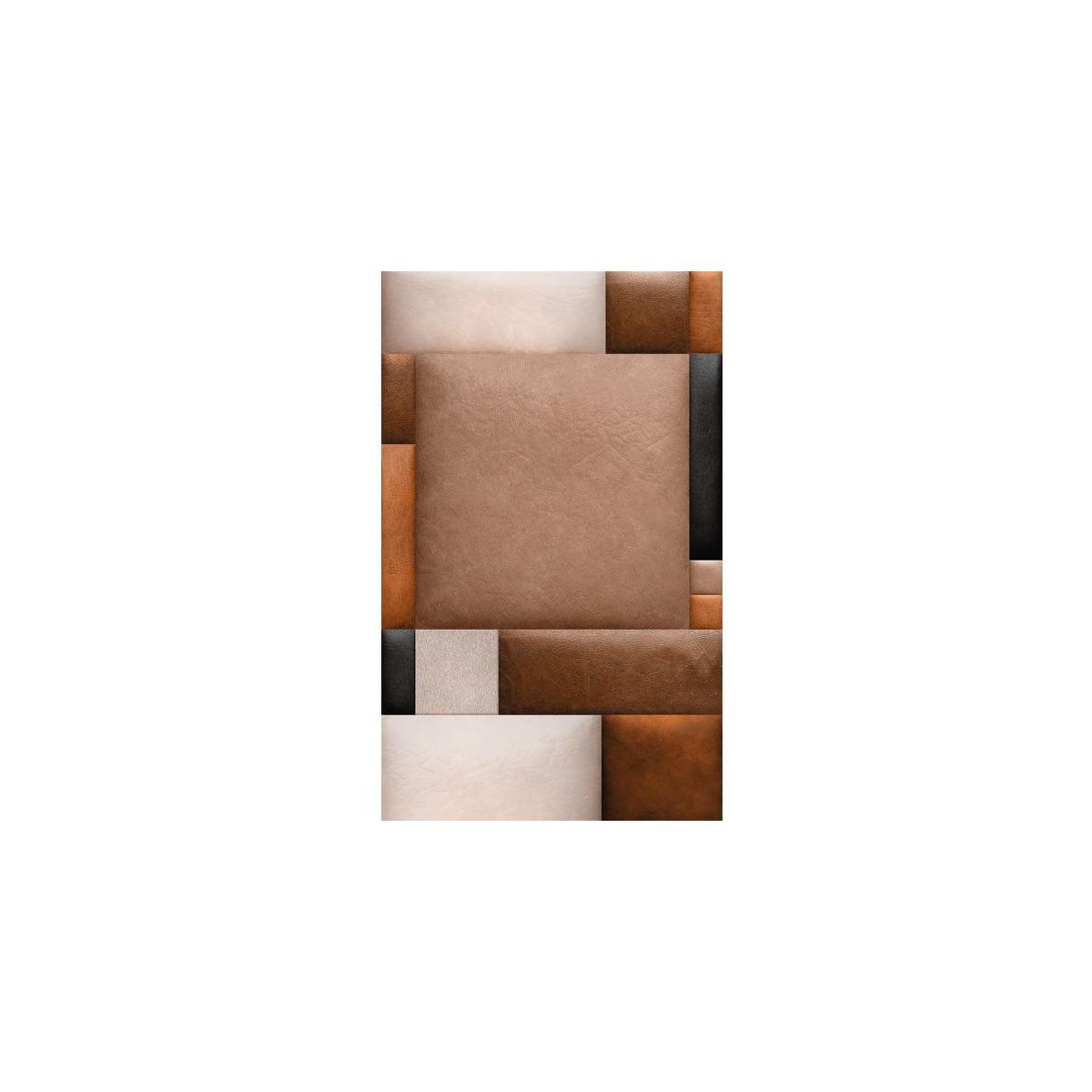Voir la diapositive 2 : Paris Prix Papier peint  leather blocks  50x1000cm