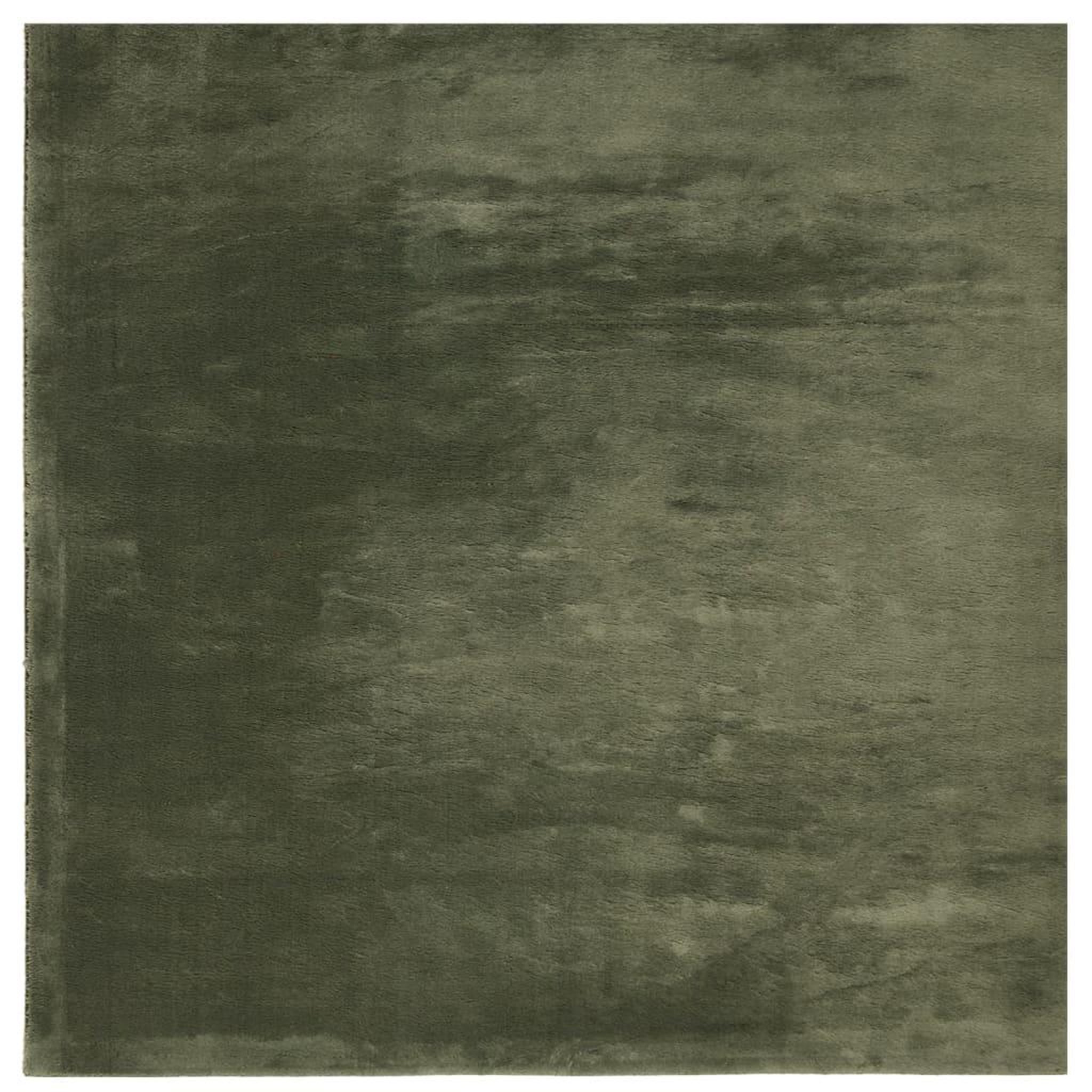 Voir la diapositive 2 : VIDAXL Tapis HUARTE a poils courts doux lavable vert foret 120x120 cm