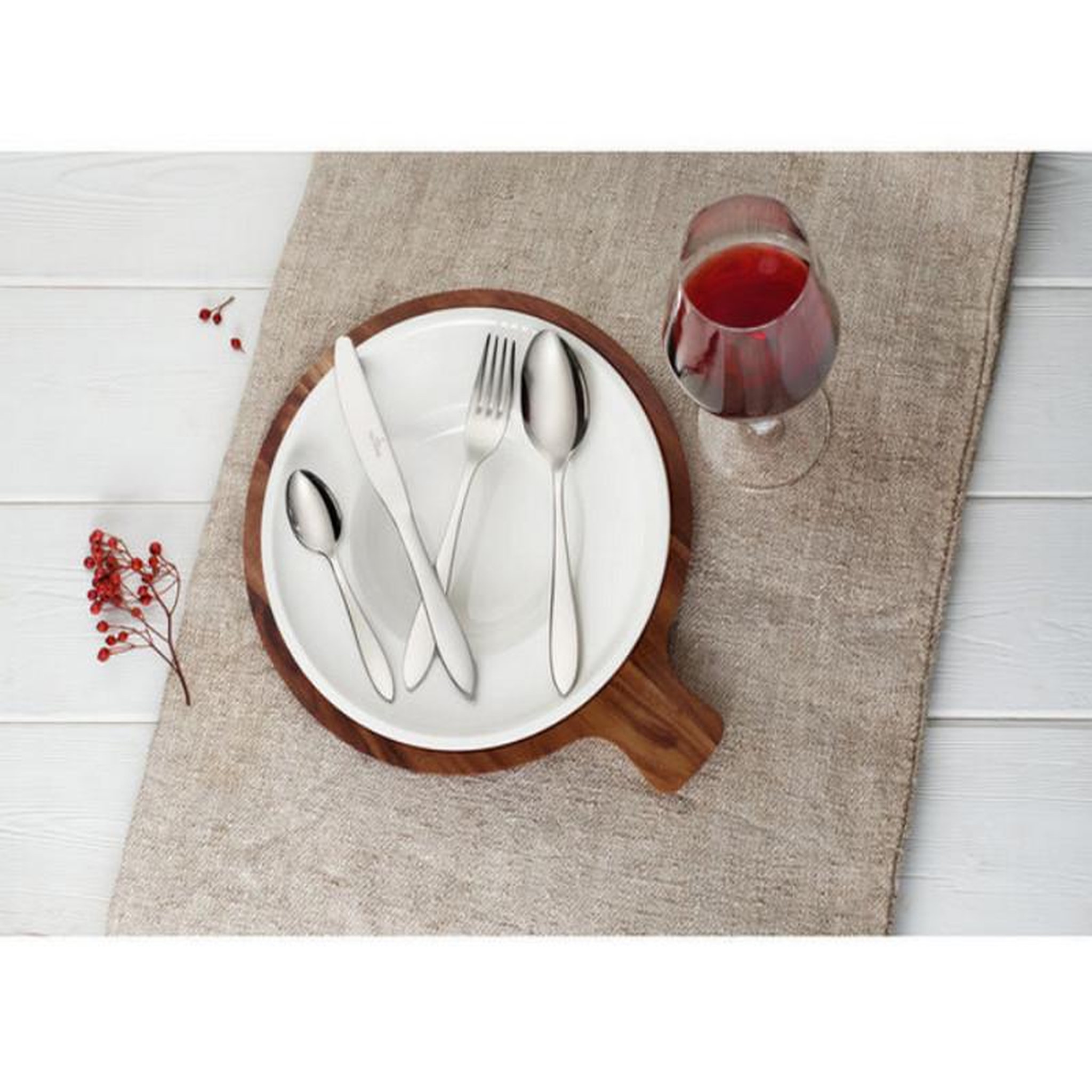 Voir la diapositive 2 : VILLEROY & BOCH Ménagère 24 pièces inox - 12-6373-9037