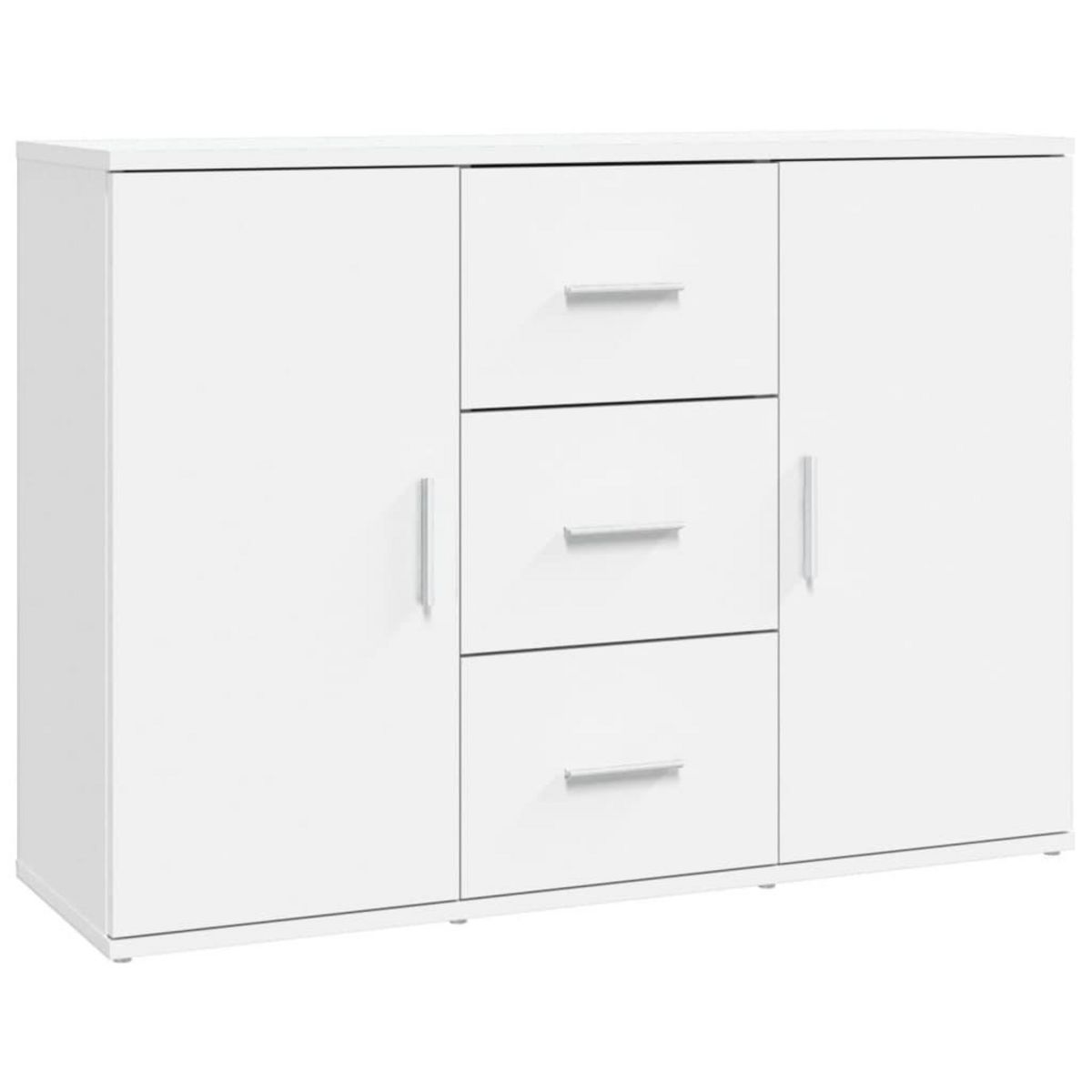 VIDAXL Buffet blanc 91x29,5x65 cm bois d'ingenierie