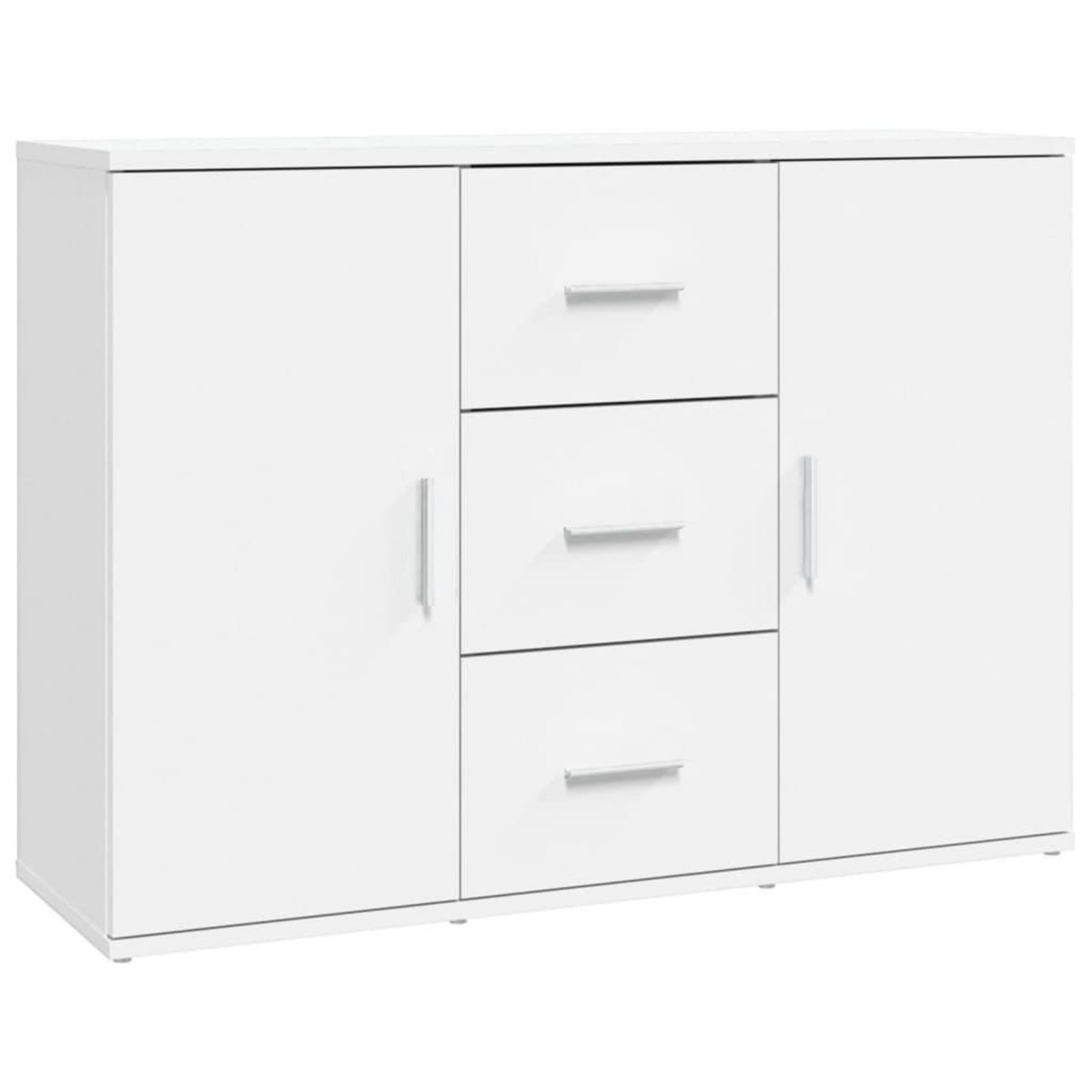 VIDAXL Buffet blanc 91x29,5x65 cm bois d'ingenierie