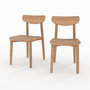 Voir la diapositive 1 : Rendez vous déco Lot de 2 chaises de jardin en bois de teck recyclé-Lufy