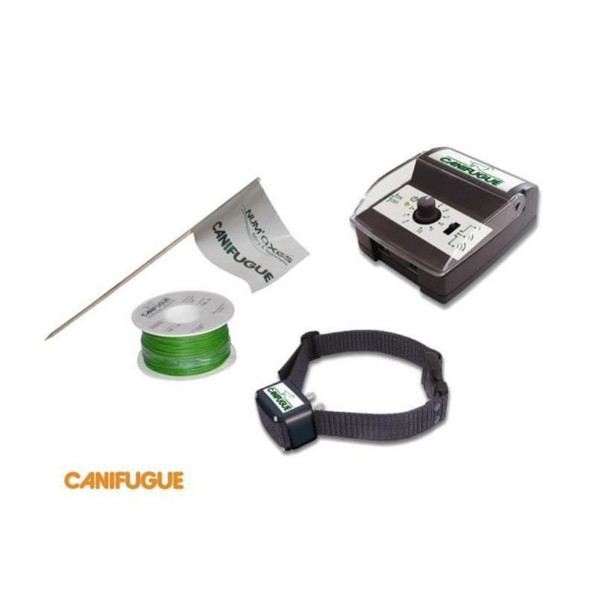 NUM'AXES CANIFUGUE Cloture et collier anti-fugue pour chien