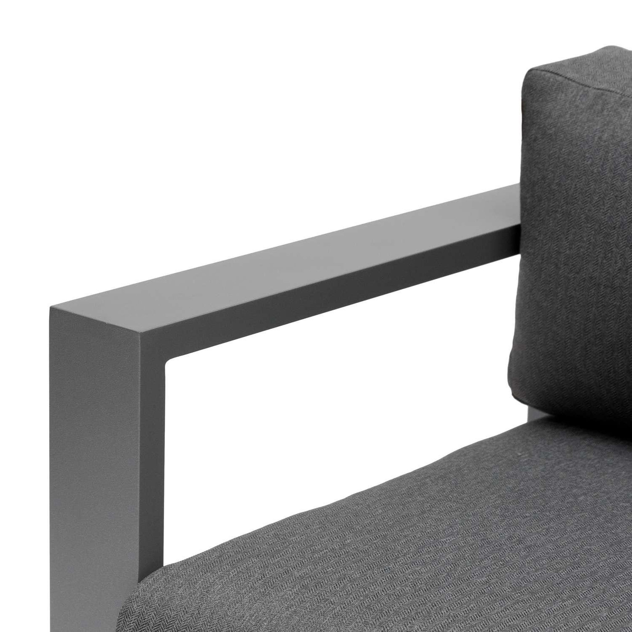 Voir la diapositive 5 : HESPERIDE Canapé de jardin en aluminium allure