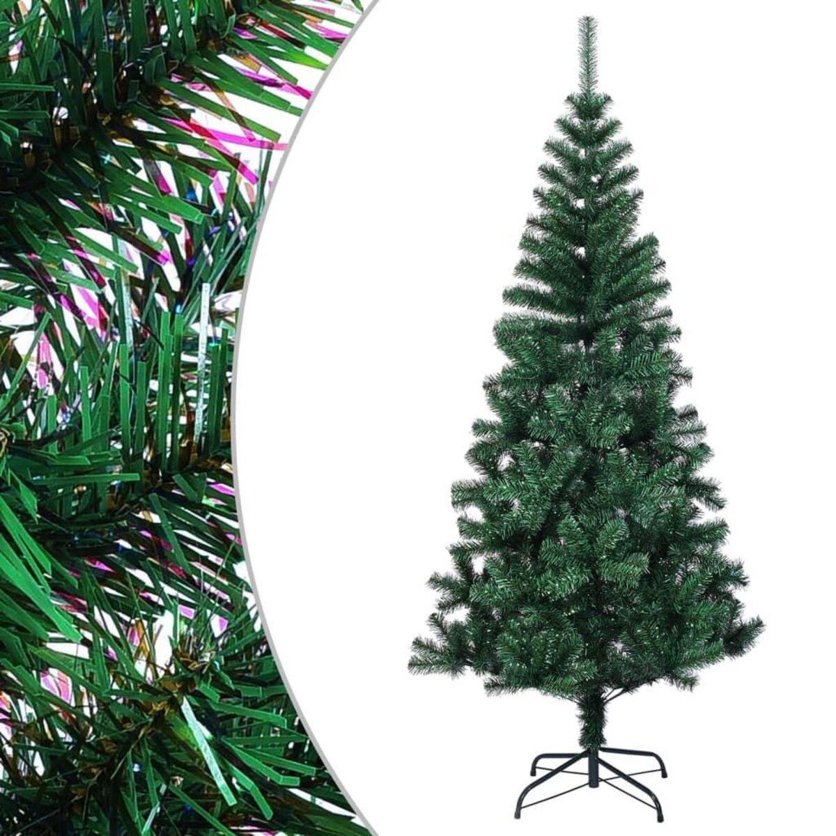 VIDAXL Arbre de Noël artificiel aiguilles realistes 210 cm vert